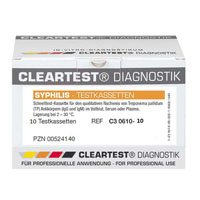 SYPHILIS Cleartest Testkassette Vollblut