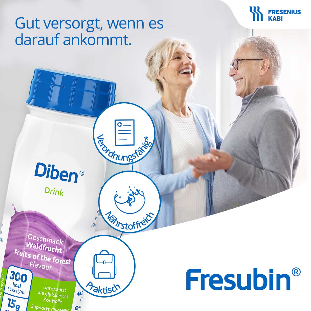 DIBEN DRINK Vanille 1.5 kcal/ml Trinkflasche