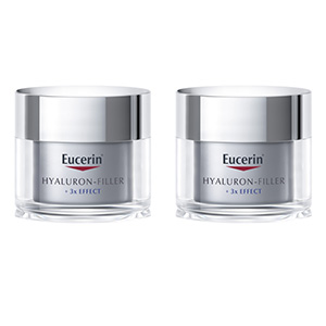 EUCERIN Anti-Age Hyaluron-Filler Nacht Tiegel Doppelpackung 