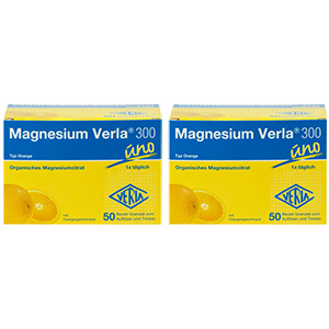 MAGNESIUM VERLA 300 Orange Granulat Doppelpackung 