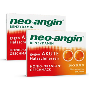 NEO-ANGIN Benzydamin akute Halsschmerz.Honig-Oran. Set 