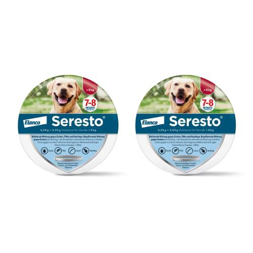 Seresto® Halsband für große Hunde ab 8 kg Doppelpackung 