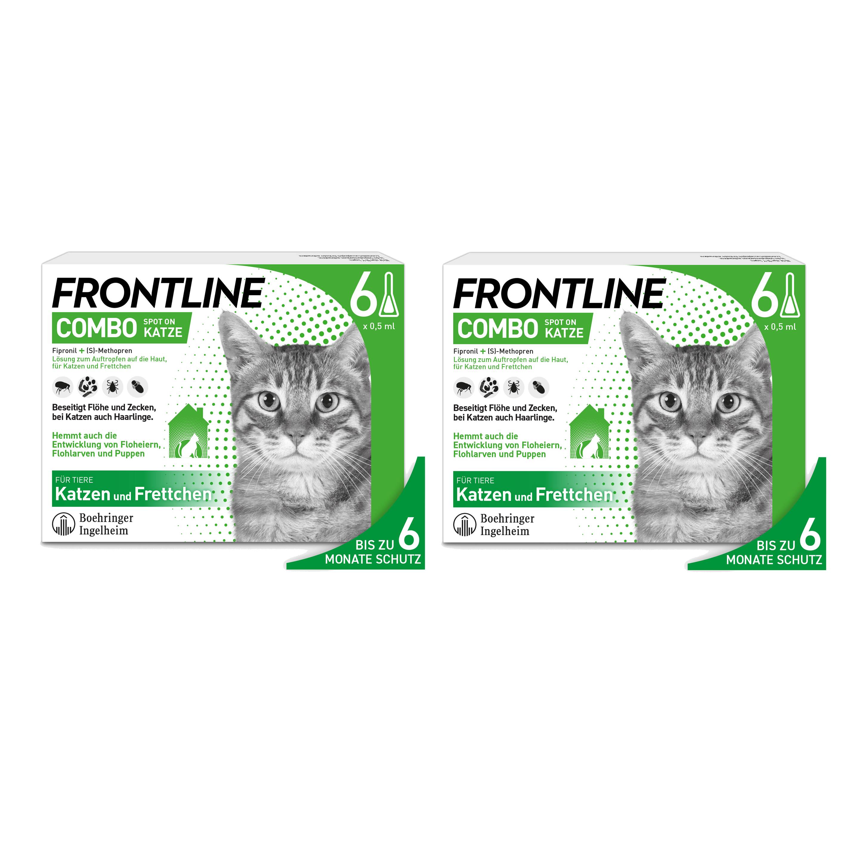 FRONTLINE Katze COMBO® der Kombischutz Doppelpackung 