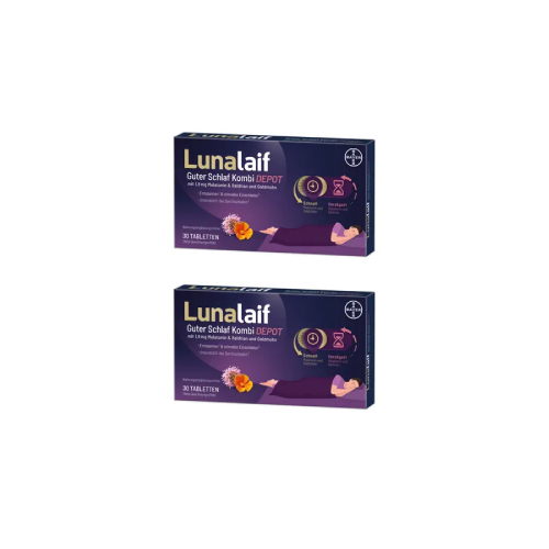 LUNALAIF Guter Schlaf Kombi Depot Tabletten Set 