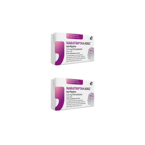 NARATRIPTAN ADGC bei Migräne 2,5 mg Filmtabletten Set 