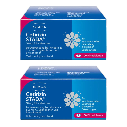 CETIRIZIN STADA 10 mg Filmtabletten Doppelpackung 