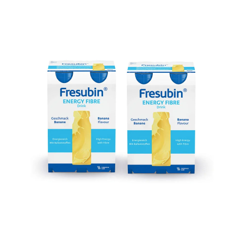 FRESUBIN ENERGY Fibre DRINK Banane Trinkflasche Set 