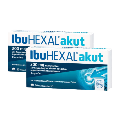 IBUHEXAL akut 200 Filmtabletten Doppelpackung 