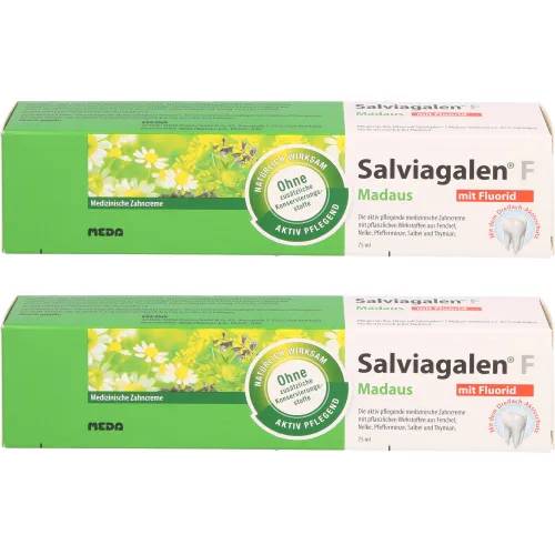 SALVIAGALEN F Madaus Zahncreme Doppelpackung 