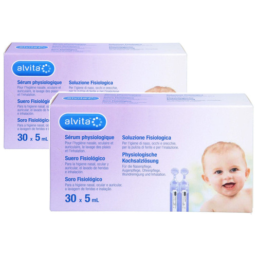 ALVITA physiologische Kochsalzlösung Ampullen Set