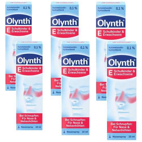 OLYNTH 0,1% für Erwachsene Nasendosierspray 6x10ml