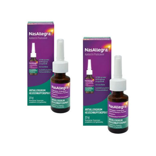 NASALLEGRA 137 μg/50 μg pro Sprühstoß Nasenspray Set