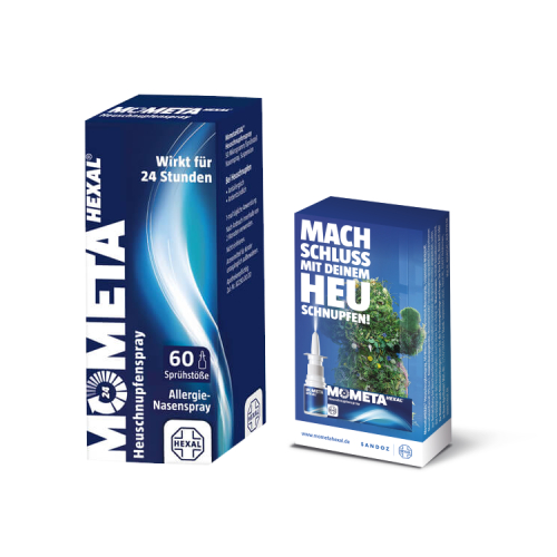 MometaHEXAL® Heuschnupfenspray + Taschentücher