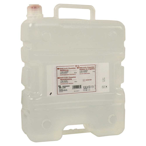 NACL 0,9% Kanister Stopfen