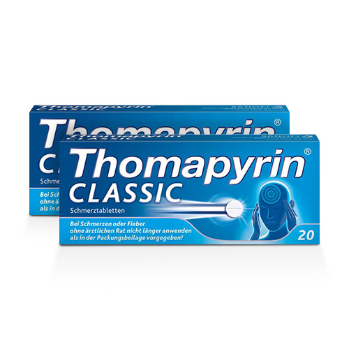 THOMAPYRIN CLASSIC Schmerztabletten Doppelpackung 