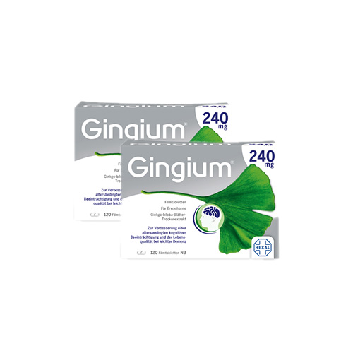 Gingium® 240 mg Filmtabletten Doppelpackung 