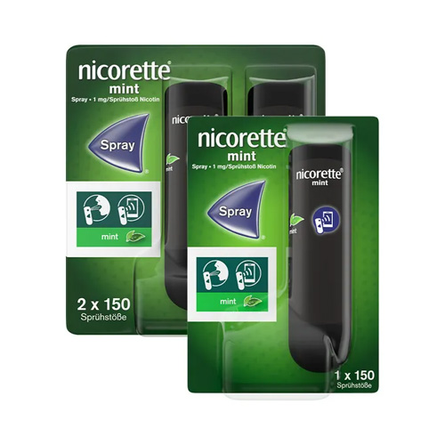 nicorette® mint Spray mit Nikotin (2+1 Stück)