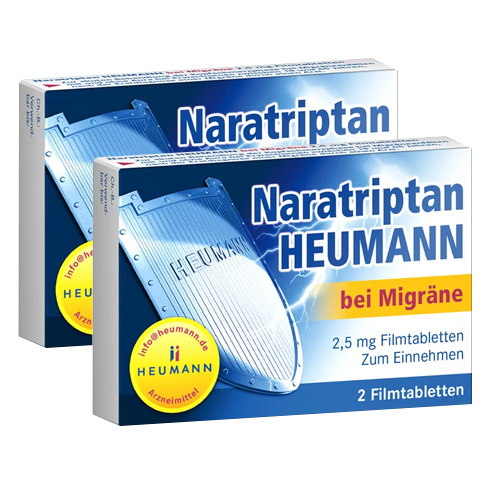 NARATRIPTAN Heumann bei Migräne 2,5 mg 