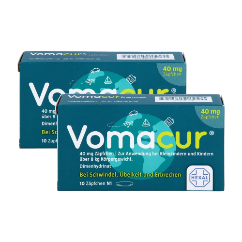 VOMACUR 40 Suppositorien Doppelpackung 