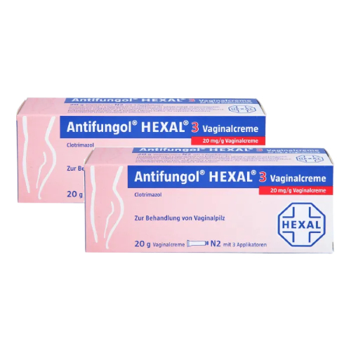 ANTIFUNGOL HEXAL 3 Vaginalcreme Doppelpackung 
